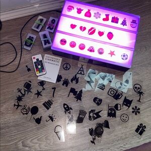 Light Up Message Board with Letters